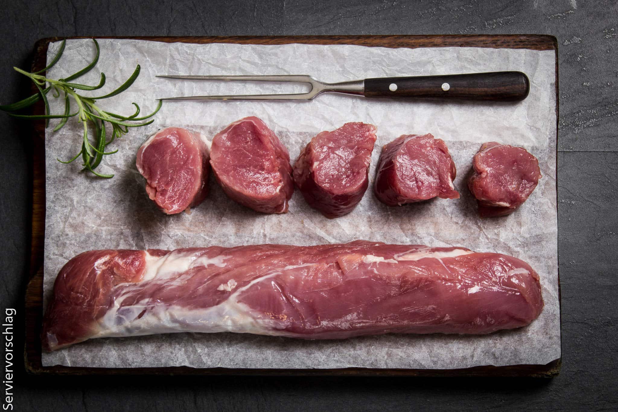 Schweinefilet ohne Kopf & ohne Kette