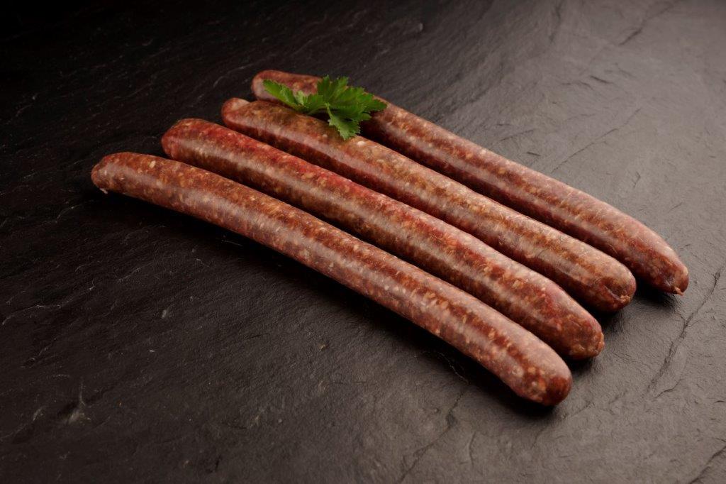 Deutsche Dry Aged Rinderbratwurst von der Färse, 4 x 100g