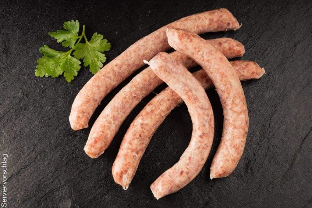 Deutsche Dry Aged Schweinebratwurst, 5 x 100g