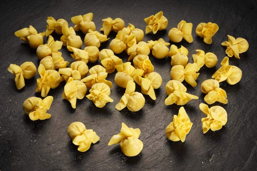 Saccottini gefüllt mit Käse und Birnen