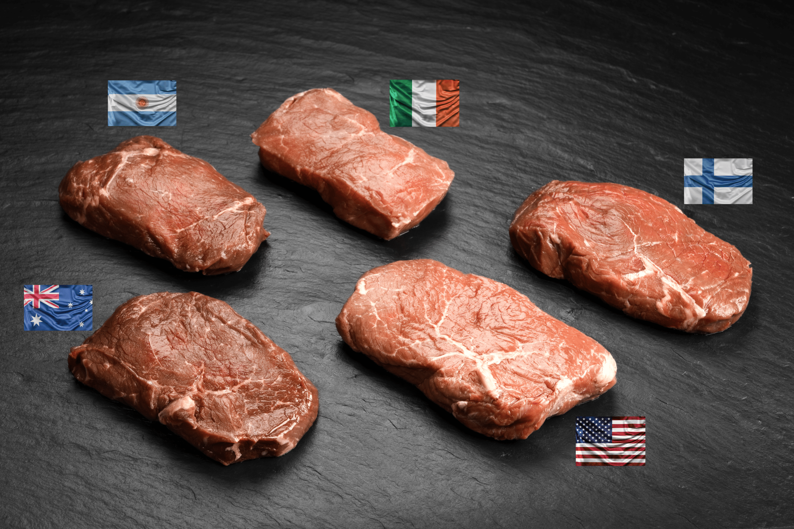 Hüfte Steaktasting für 4-5 Personen