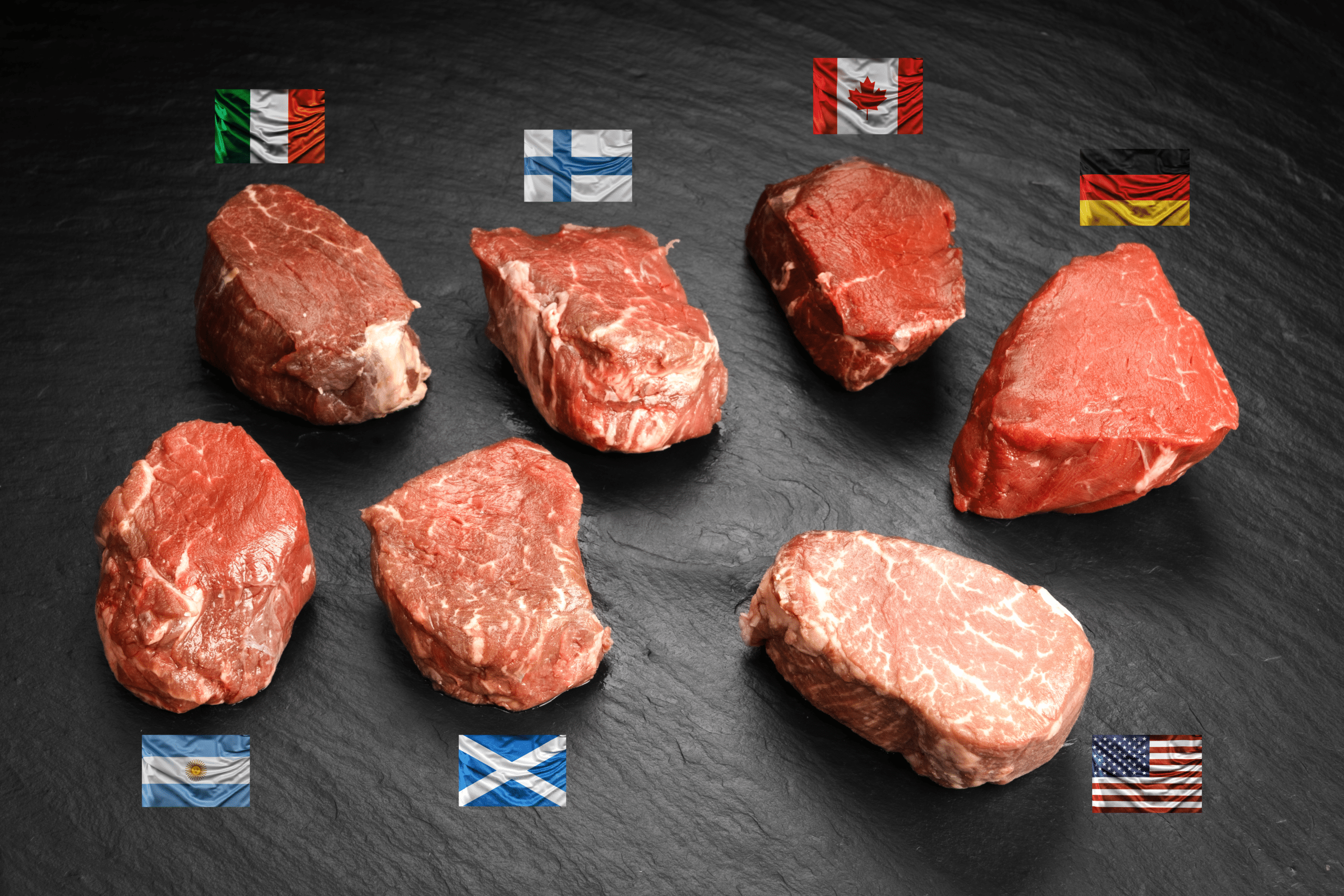 Filet-Steaktasting für 6-8 Personen
