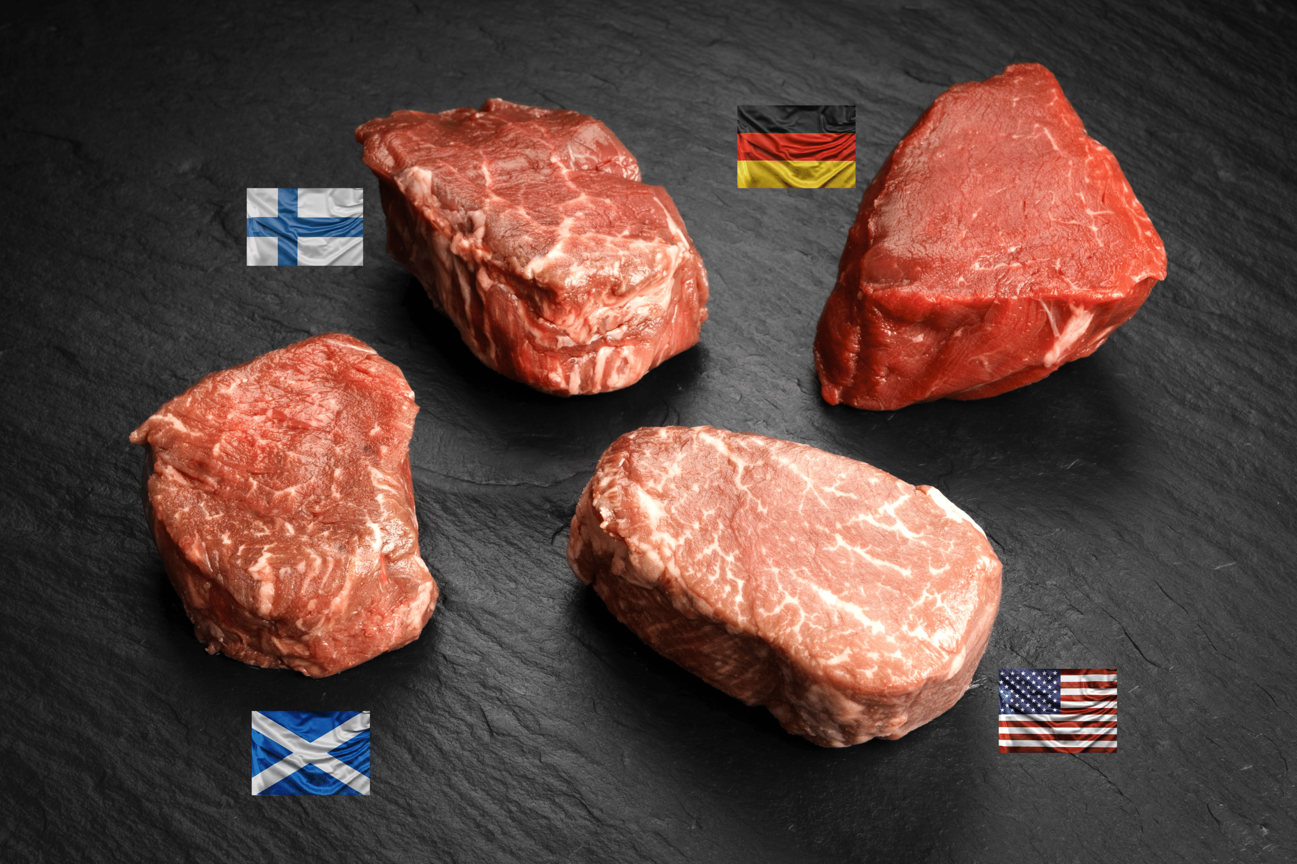 Filet-Steaktasting für 4 Personen