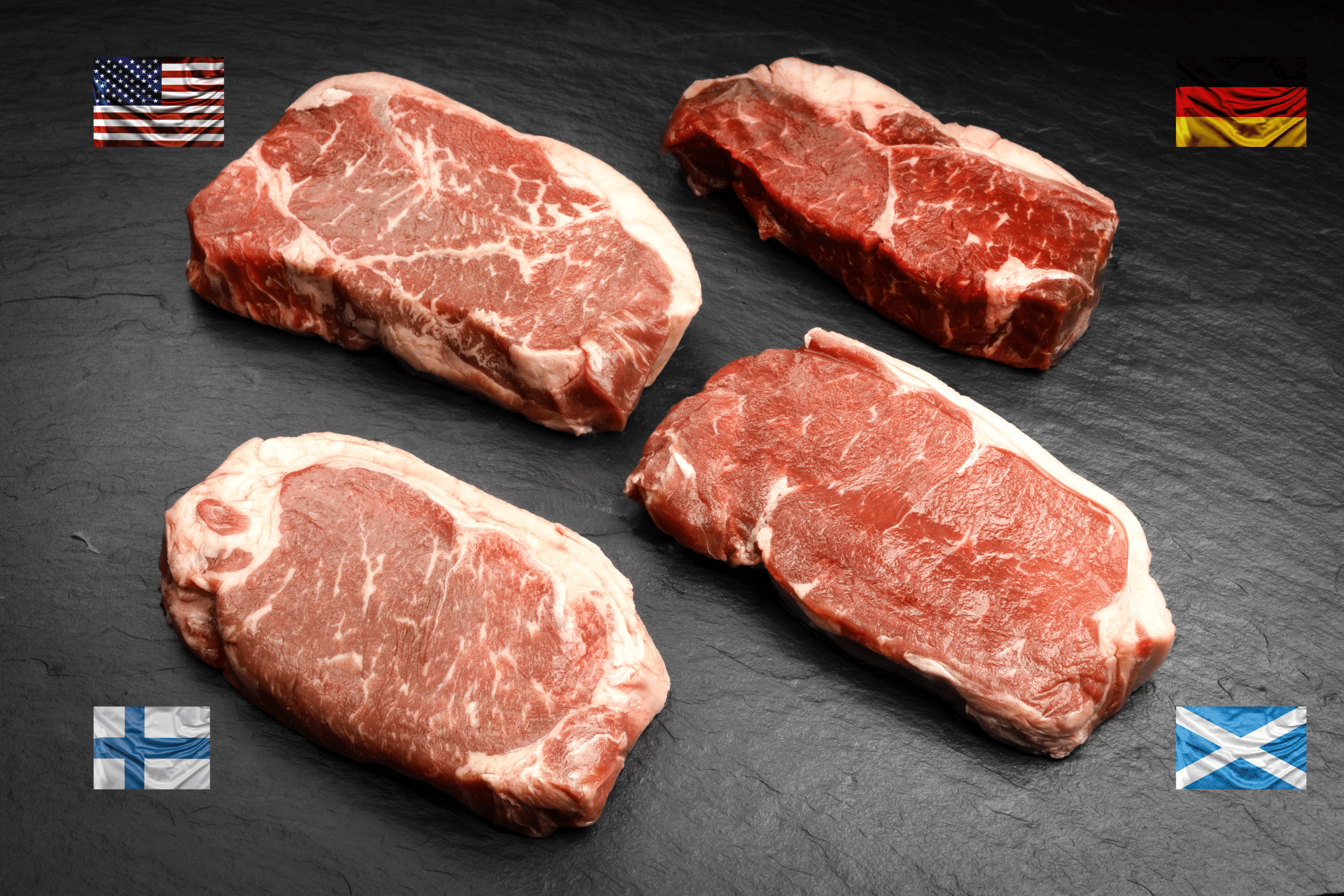 Rumpsteak-Steaktasting für 4-6 Personen