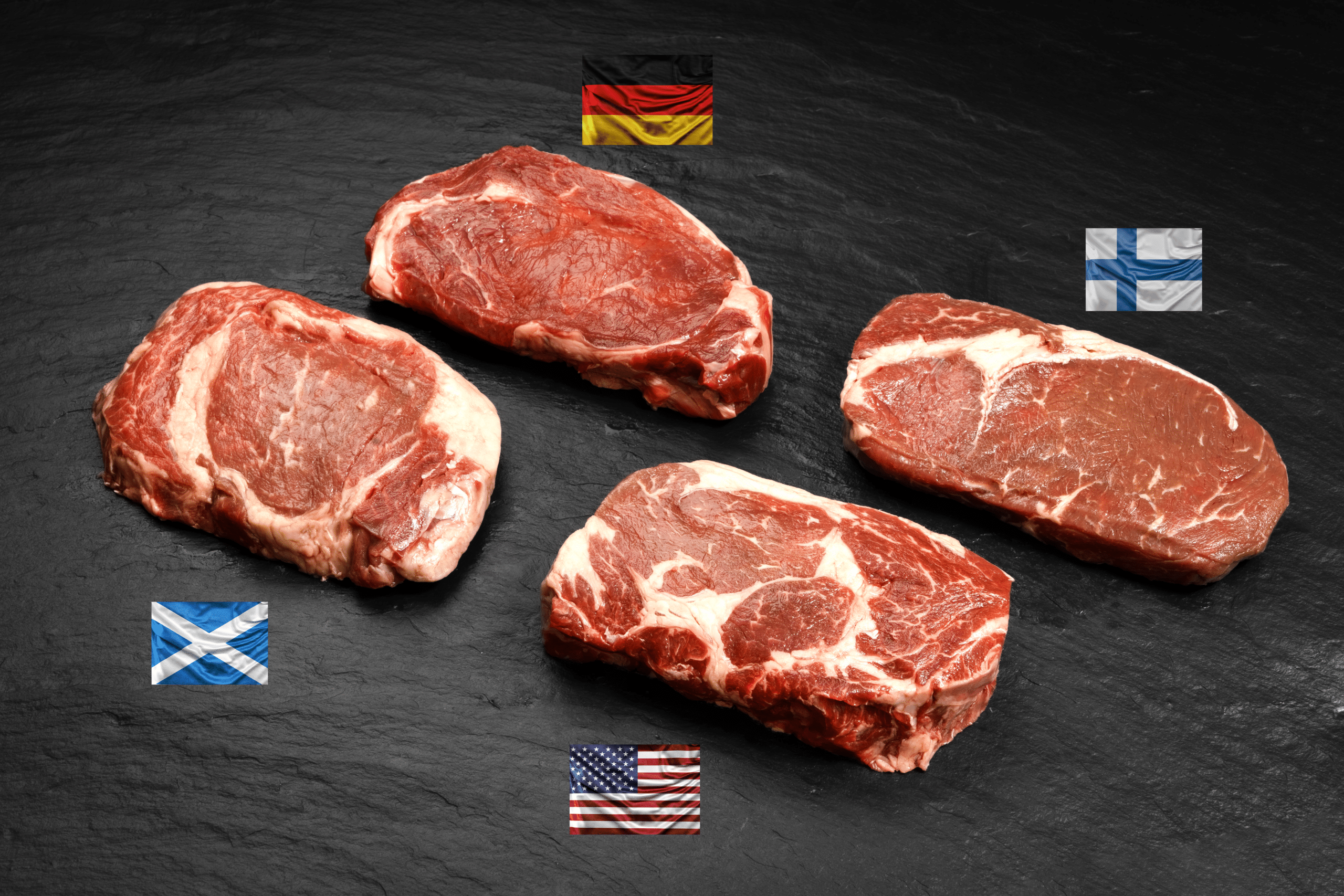 Ribeye (Entrecote)-Steaktasting für 4-6 Personen