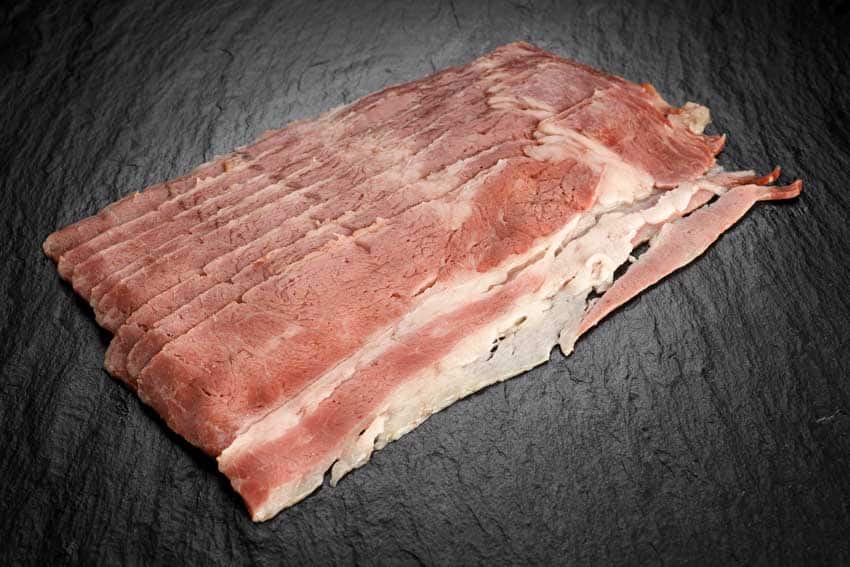Spanischer Black Angus Beef Bacon, Miguel Vergara, 300 Tage Getreide gefüttert